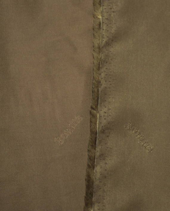 Ткань Подкладочная Вискоза 225 цвет коричневый картинка 2
