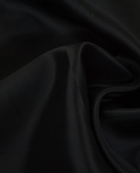 Ткань Подкладочная Вискоза 228 цвет черный картинка