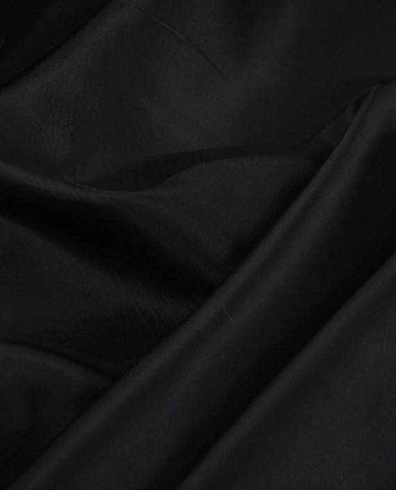 Ткань Подкладочная Вискоза 228 цвет черный картинка 1