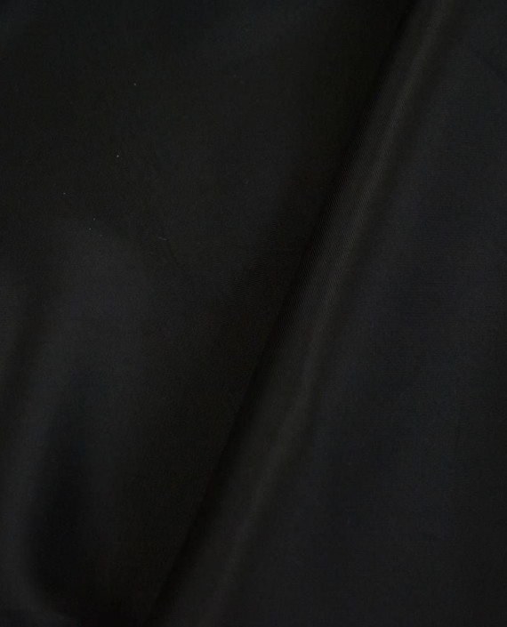 Ткань Подкладочная Вискоза 228 цвет черный картинка 2