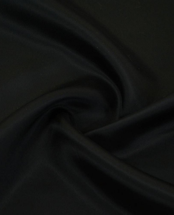 Ткань Подкладочная Вискоза 233 цвет черный картинка