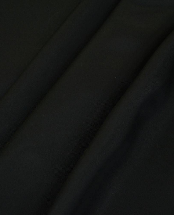 Ткань Подкладочная Вискоза 233 цвет черный картинка 1