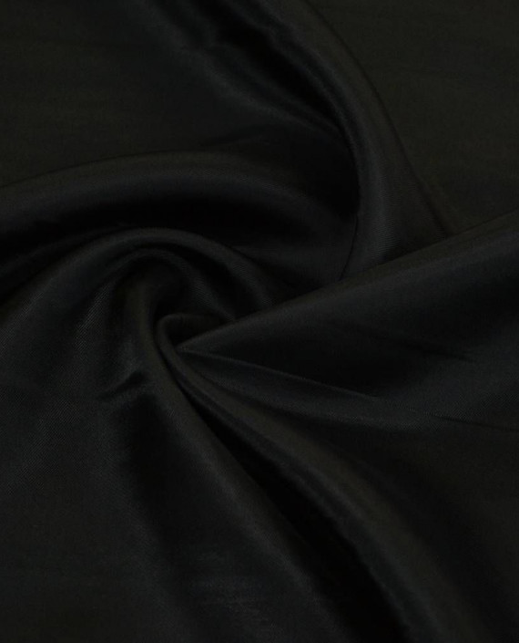 Ткань Подкладочная Вискоза 237 цвет черный картинка