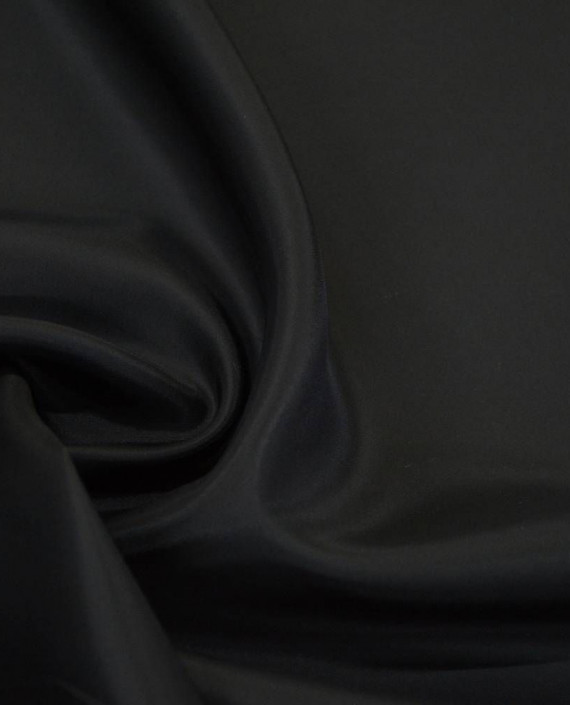 Ткань Подкладочная Вискоза 242 цвет черный картинка
