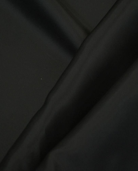 Ткань Подкладочная Вискоза 242 цвет черный картинка 1