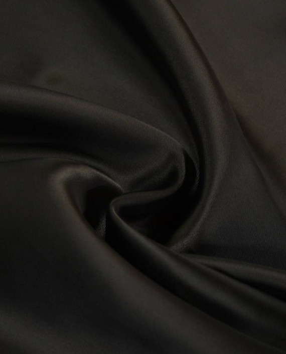 Ткань Подкладочная Вискоза 244 цвет черный картинка