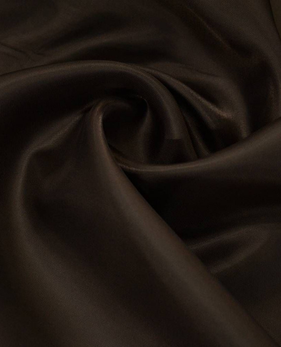 Ткань Подкладочная Вискоза 258 цвет коричневый картинка