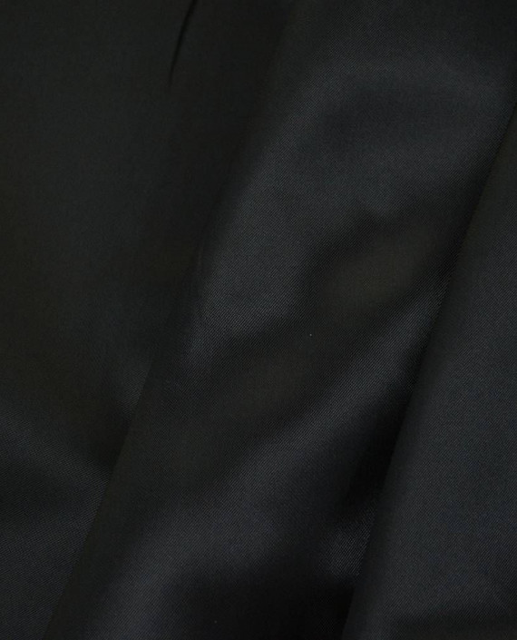 Ткань Подкладочная Вискоза 259 цвет черный картинка 1
