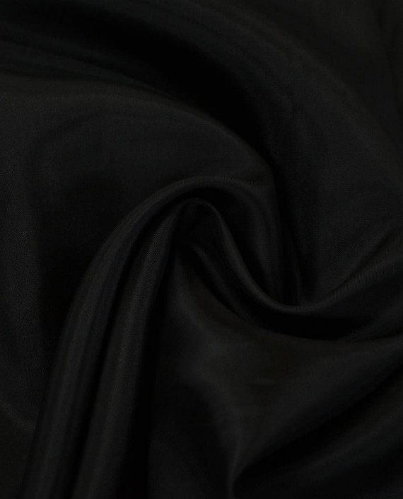 Ткань Подкладочная Вискоза 261 цвет черный картинка