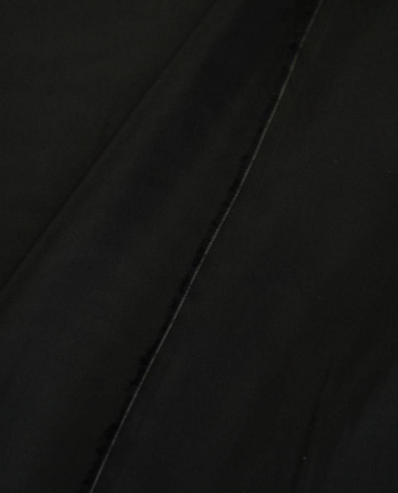 Ткань Подкладочная Вискоза 261 цвет черный картинка 2