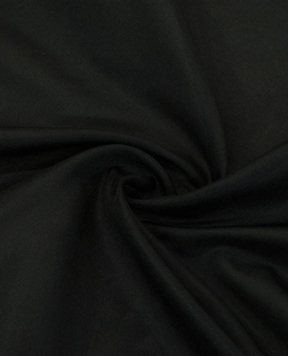 Ткань Подкладочная Вискоза 262 цвет черный картинка