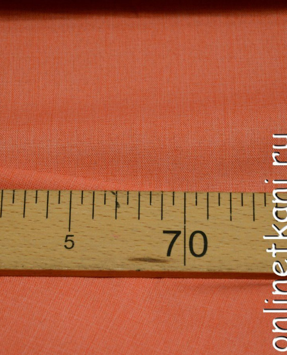 Ткань Костюмная 0248 цвет оранжевый картинка 2