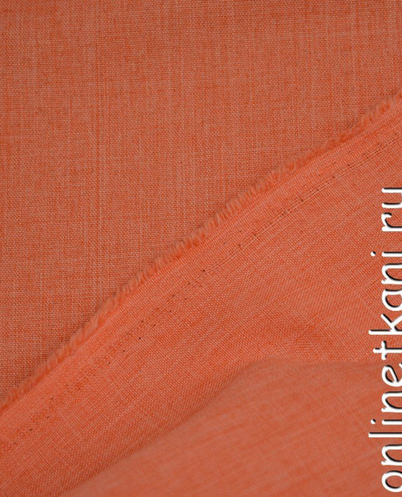 Ткань Костюмная 0248 цвет оранжевый картинка 1