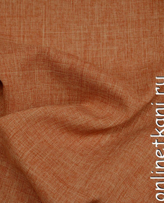 Ткань Костюмная 0254 цвет оранжевый картинка