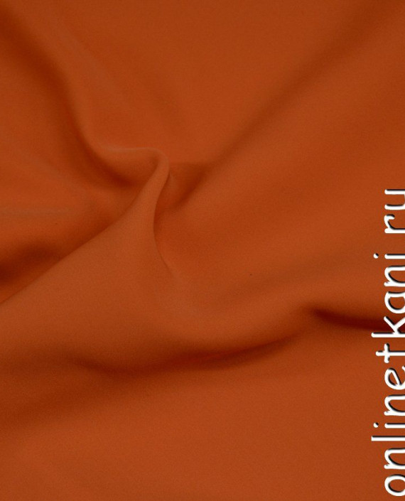 Ткань Костюмная 0260 цвет оранжевый картинка