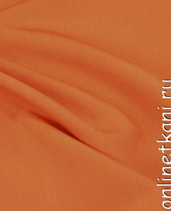 Ткань Костюмная 0287 цвет оранжевый картинка 1