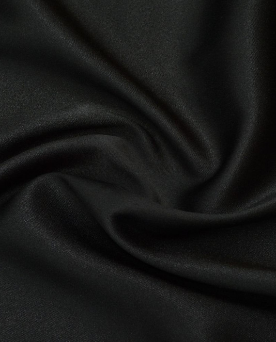 Последний отрез-1м Ткань Костюмная 10344 цвет черный картинка