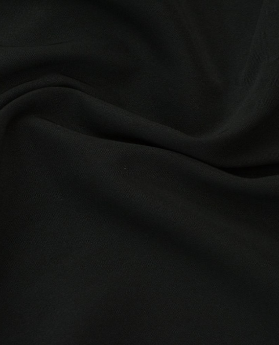 Последний отрез-1м Ткань Костюмная 10344 цвет черный картинка 2