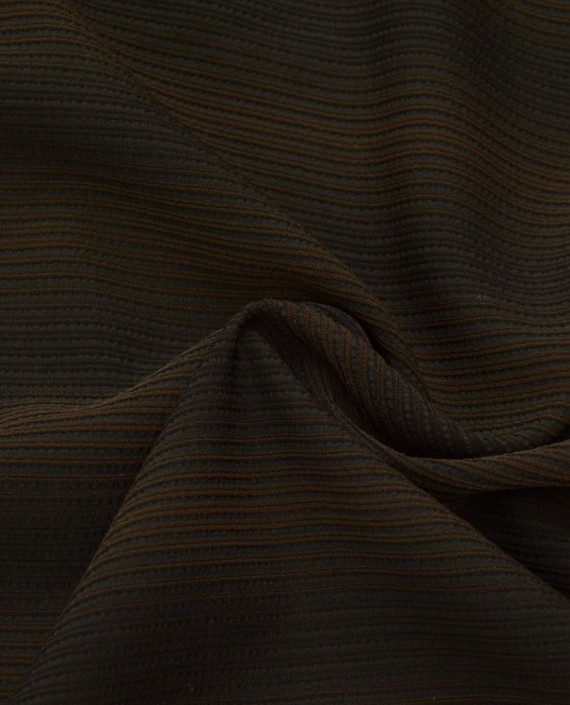 Ткань Костюмная 0354 цвет коричневый в полоску картинка