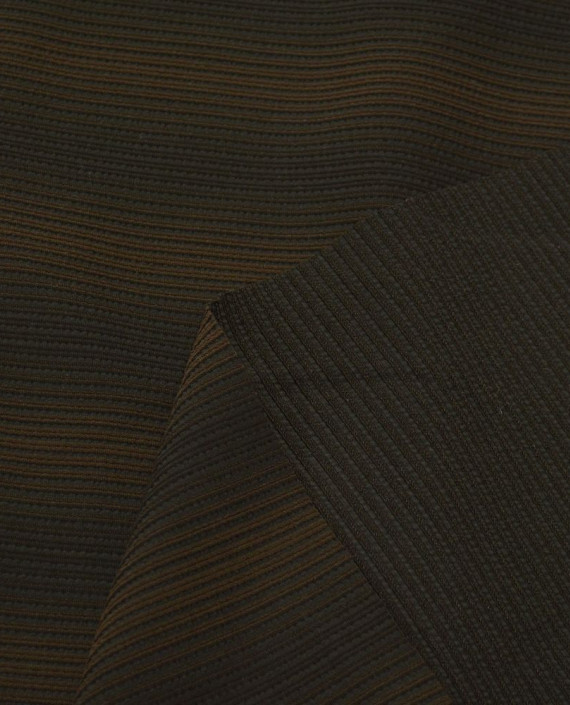 Ткань Костюмная 0354 цвет коричневый в полоску картинка 2