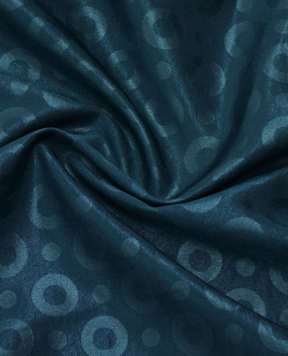 Ткань Костюмная 0376 цвет синий геометрический картинка