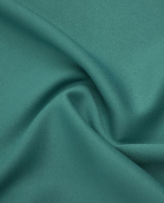 Ткань Креп Плательно-костюмный 0410 цвет зеленый картинка