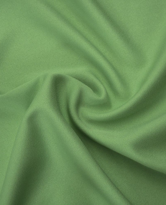 Ткань Креп Плательно-костюмный "Травяной" 0413 цвет зеленый картинка