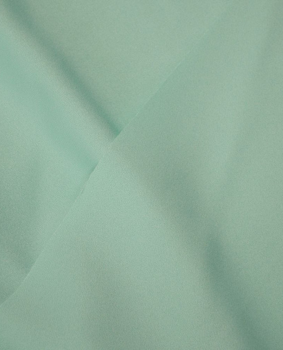 Ткань Креп Плательно-костюмный 0416 цвет зеленый картинка 2