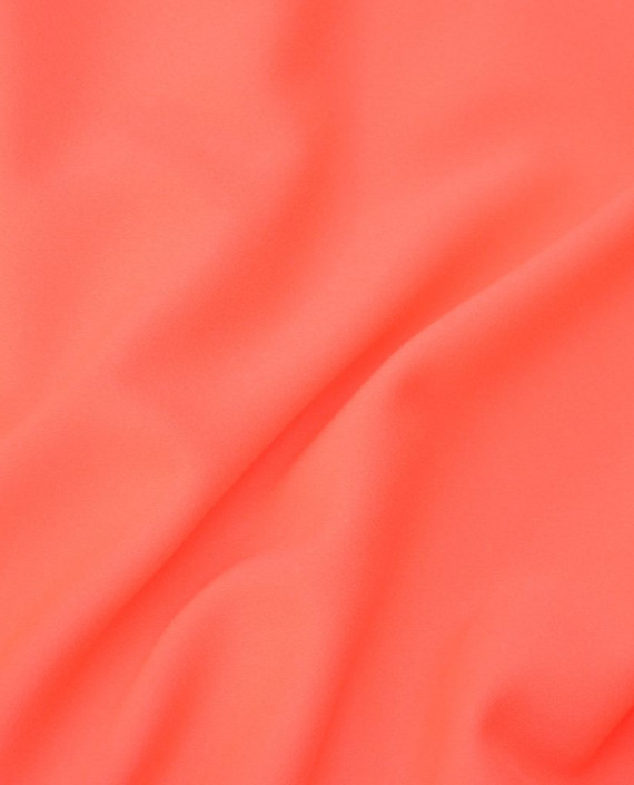 Ткань Креп Плательно-костюмный "Кислотный" 0418 цвет розовый картинка 2
