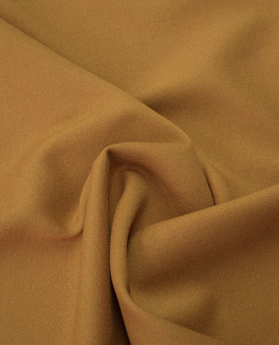 Ткань Креп Плательно-костюмный 0421 цвет коричневый картинка