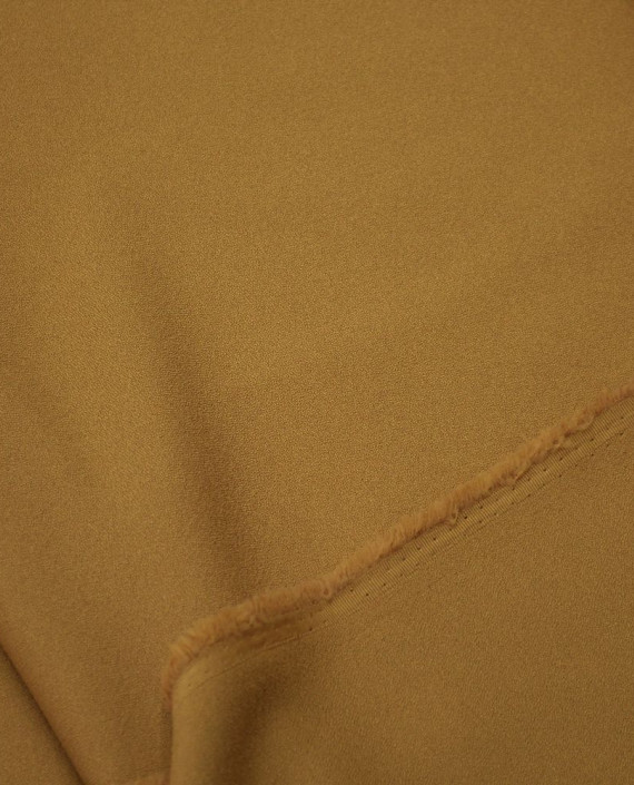 Ткань Креп Плательно-костюмный 0421 цвет коричневый картинка 2