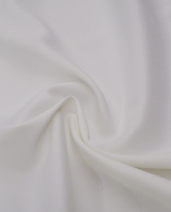 Ткань Креп Плательно-костюмный 0422 цвет белый картинка