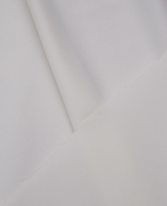 Ткань Креп Плательно-костюмный 0422 цвет белый картинка 2