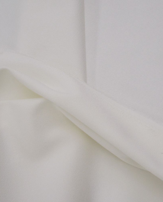 Ткань Креп Плательно-костюмный 0422 цвет белый картинка 1
