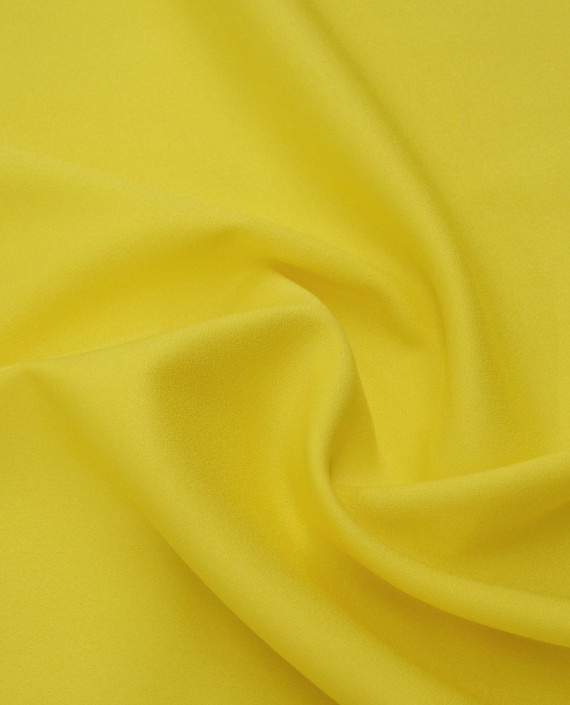 Ткань Креп Плательно-костюмный 0424 цвет желтый картинка