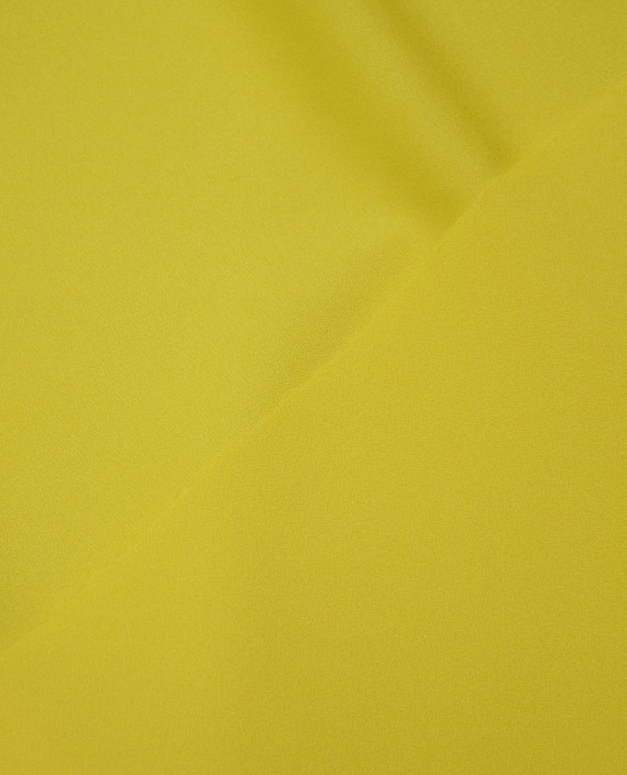 Ткань Креп Плательно-костюмный 0424 цвет желтый картинка 2
