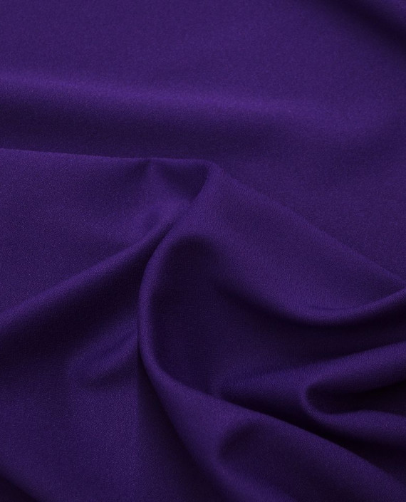 Ткань Креп Плательно-костюмный "Фиолетовый" 0426 цвет фиолетовый картинка