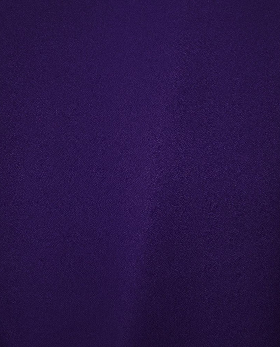 Ткань Креп Плательно-костюмный "Фиолетовый" 0426 цвет фиолетовый картинка 1