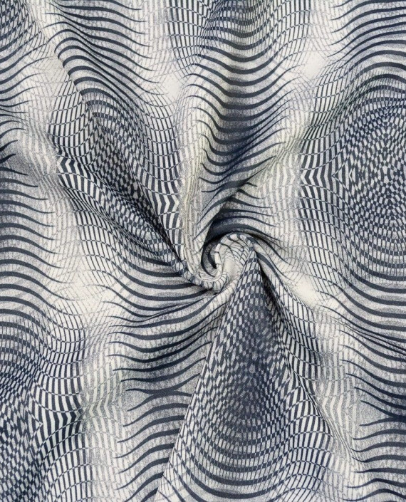Ткань Костюмная 0457 цвет серый геометрический картинка