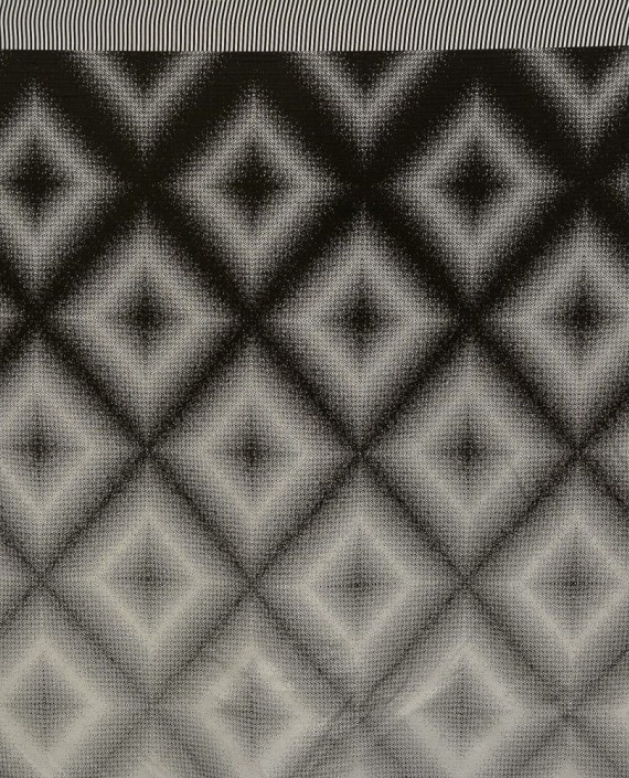 Ткань Рубашечная Купон 0501 цвет серый геометрический картинка