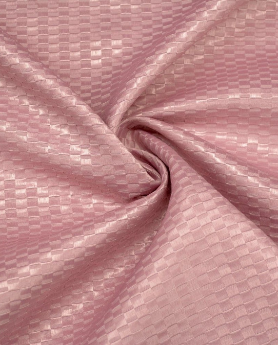 Ткань Костюмная 0506 цвет розовый в клетку картинка