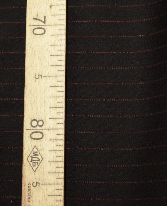 Ткань Костюмная 0533 цвет коричневый в полоску картинка 2