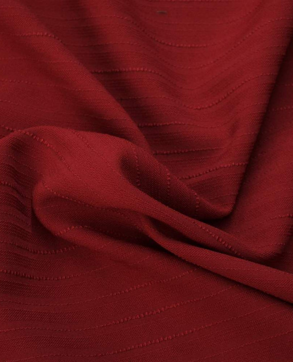Ткань Костюмная 0536 цвет красный в полоску картинка