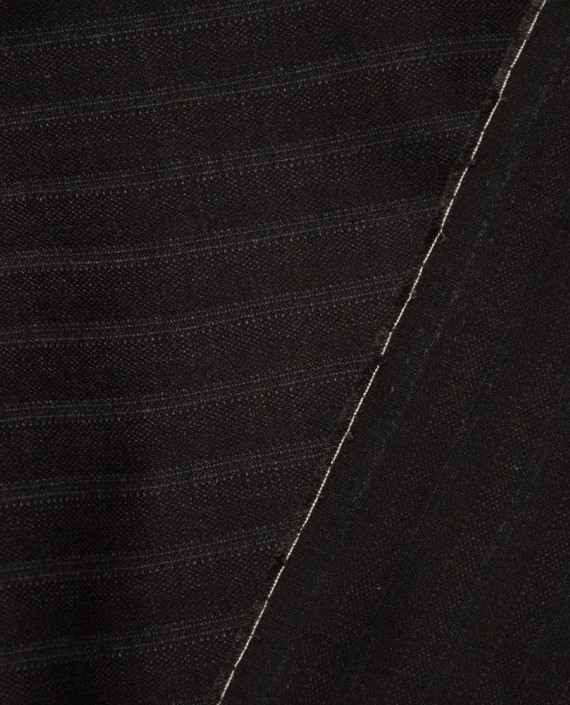 Ткань Костюмная 0552 цвет серый в полоску картинка 1