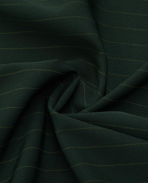 Ткань Костюмная 0555 цвет зеленый в полоску картинка