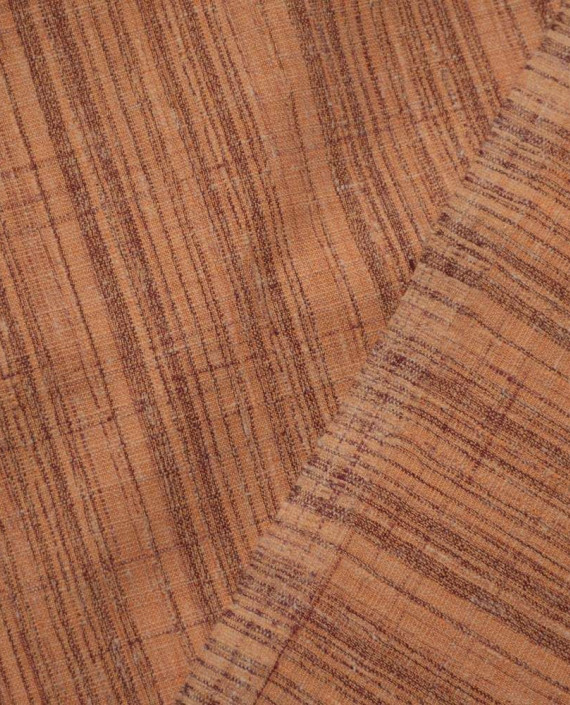 Ткань Костюмно-рубашечная 0574 цвет оранжевый геометрический картинка 2