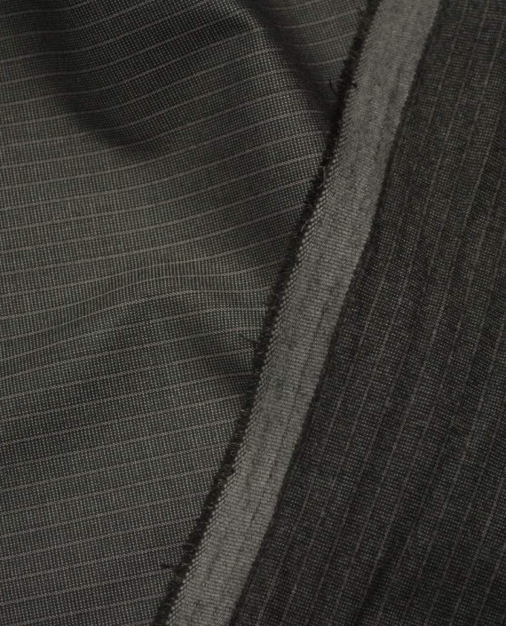 Ткань Костюмно-рубашечная 0582 цвет серый в полоску картинка 1