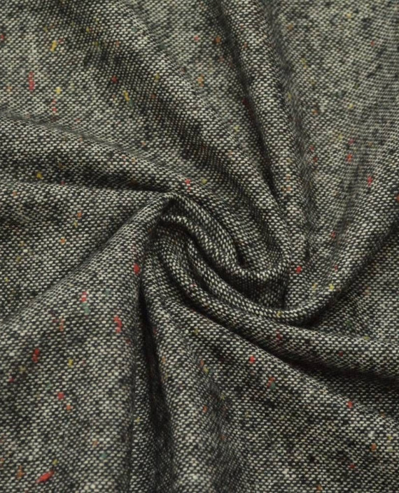 Ткань Костюмно-пальтовая 0591 цвет серый меланж картинка
