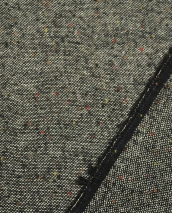 Ткань Костюмно-пальтовая 0591 цвет серый меланж картинка 2