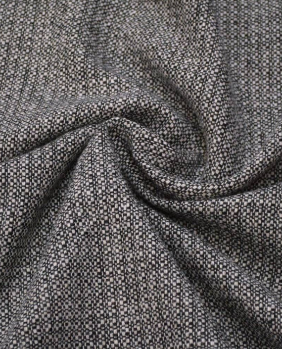 Ткань Костюмная 0616 цвет серый геометрический картинка